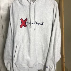 champion uncivilized hoodie